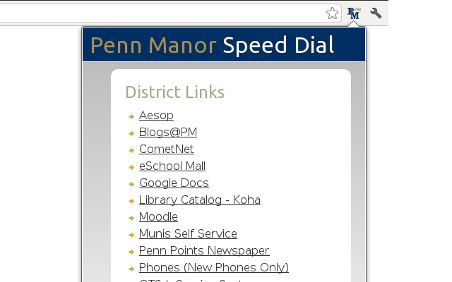 Penn Manor Speed Dial Preview image 0