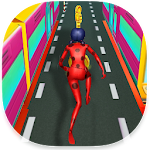 Cover Image of Unduh Subway LADYBUG Super Hero chibi run Adventure 1.0 APK
