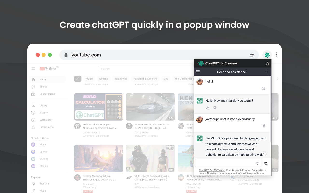 ChatGPT for Chrome - search GPT Preview image 2