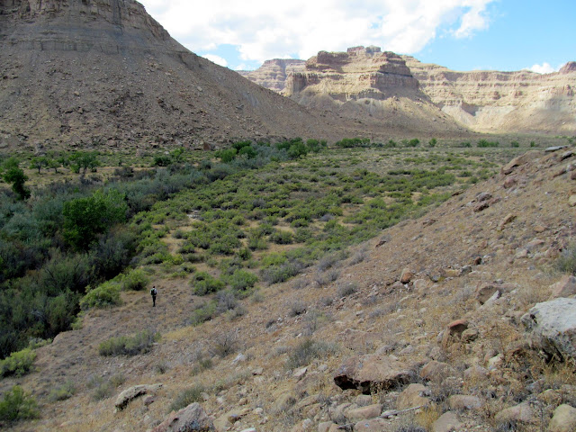 Walking farther upstream