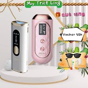 Máy Triệt Lông Vĩnh Viễn 3In1Triệt Lạnh +Nóng+ Trẻ Hóa Da, Vô Hạn Xung, Dùng Được Toàn Thân - Kèm Bộ Quà Tặng