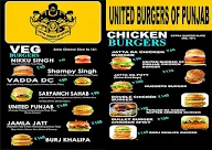 United Burgers of Punjab menu 2