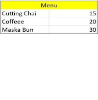 Khetlapa Tea Stall menu 1