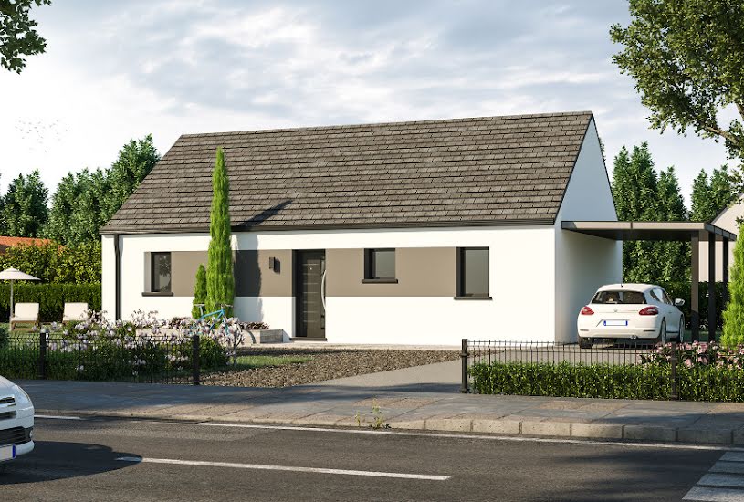  Vente Terrain + Maison - Terrain : 303m² - Maison : 77m² à Baulon (35580) 