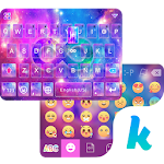 Cover Image of Descargar Cosmic Star Emoji KikaKeyboard 8.0 APK