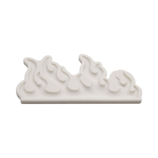 Title 5, Flame Rim Fondant Silicone Mold DIY Chocolate D...