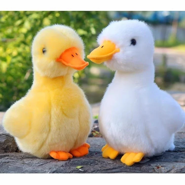 Title 4, Simulation Plush Doll Small Yellow Duck. Soft a...