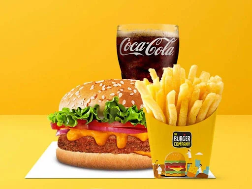 Tandoori Chicken Burger With Salted Fries And Pepsi [250 Ml]