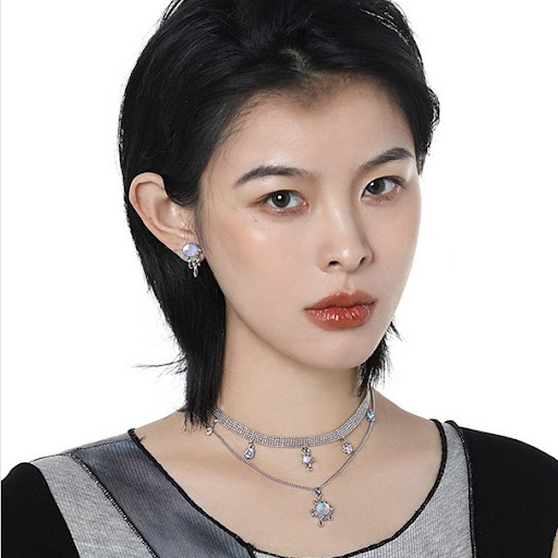 Title 5, Frosted Moonstone Xiangyun Pearl Necklace. Expe...
