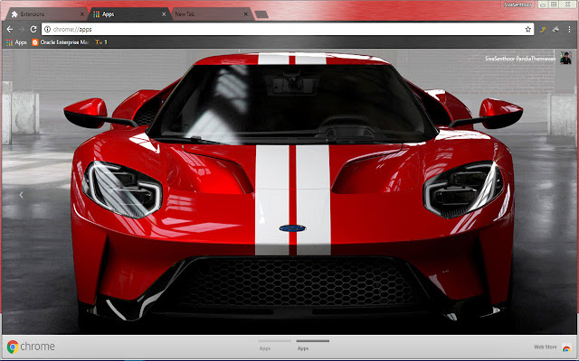 FORD GT - Super Fast Racing Car chrome extension