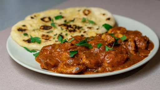 Tawa Chaap Gravy+4 Tawa Roti+Salad+Achar+Raita