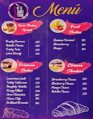 Swiss Shakes Studio menu 1