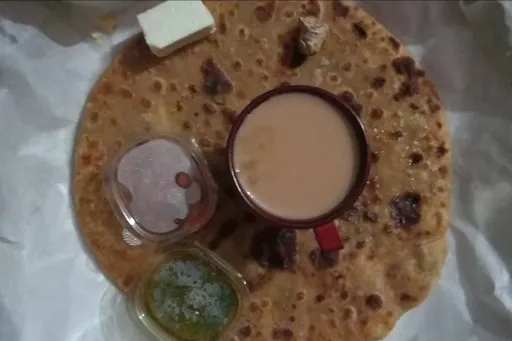 2 Paneer Paratha With Tea