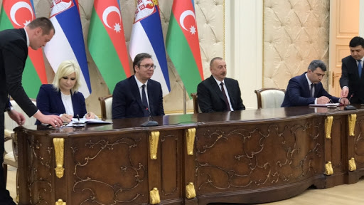 Alijev i Vučić ukazali na uspešan razvoj odnosa Azerbejdžana i Srbije (VIDEO)