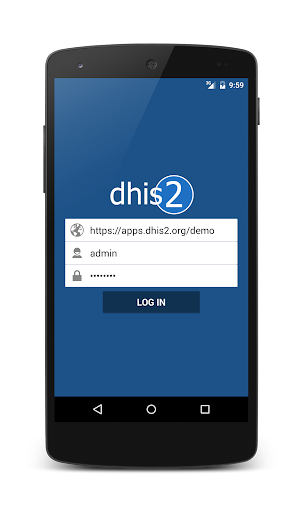 DHIS 2 Dashboard.