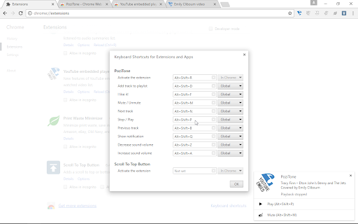 PoziTone module for YouTube embedded player