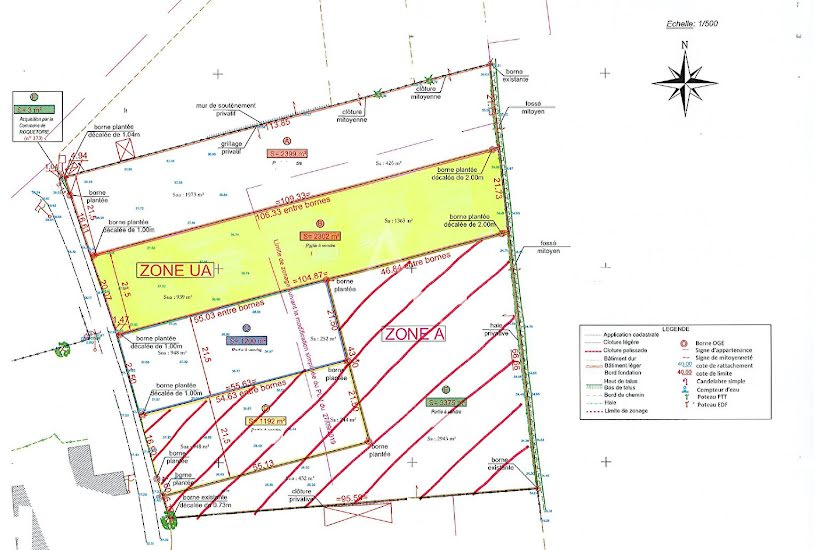  Vente Terrain à bâtir - 2 302m² à Roquetoire (62120) 