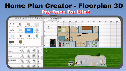 Screenshot Home Plan Creator Floorplan 3D