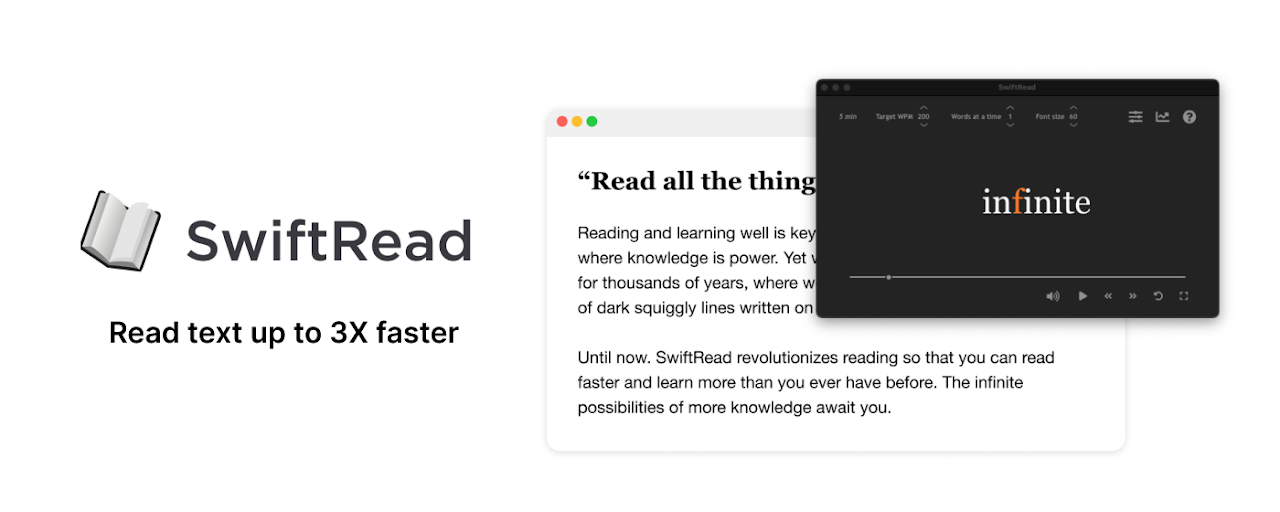 SwiftRead - read faster, learn more Preview image 9