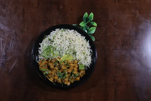 Chana Masala Jeera Rice Bowl