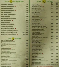 Say Cheese menu 5