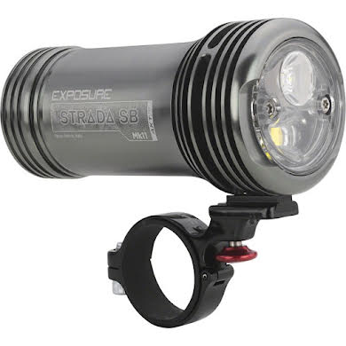 Exposure Lights Strada Mk10 Super Bright Headlight - 1600 Lumens, Includes Remote Switch AKTIV Technology, Auto Dimm