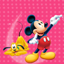 Mickey and Pluto