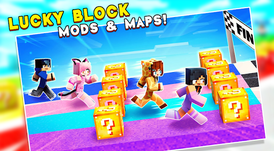 Lucky block race map for MCPE for Android - Download