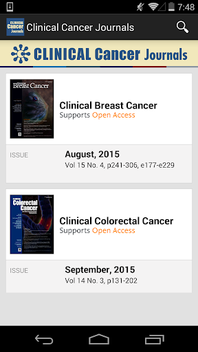 Clinical Cancer Journals