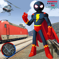 SuperHero stickman Rope Hero Gangstar Crime