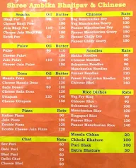 Shree Ambica Bhaji Pav & Chinese menu 3