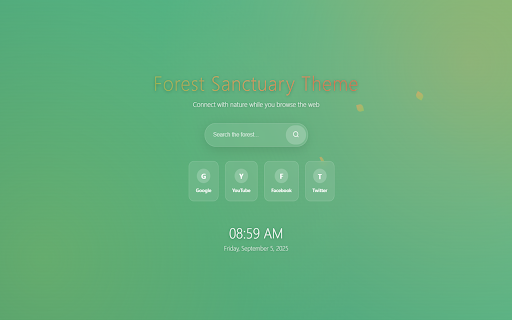 Forest Sanctuary Browser Theme