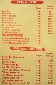 Kathi Roll Corner menu 2