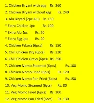 Biryani Exclusive menu 1