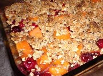 Sweet Potato and Cranberry Bake