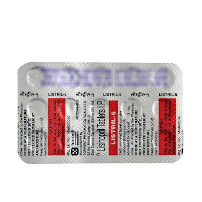 LISTRIL - 5MG TAB 15'S