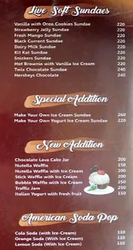 The Scoop Studio menu 3