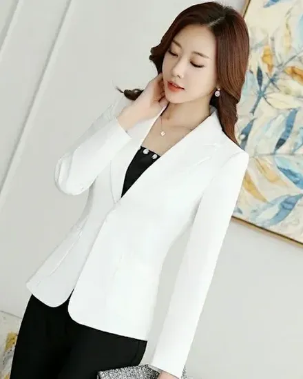 Women's Chiffon Suit Jacket Spring Summer Korean Version ... - 2