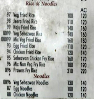 Hotel Asoka Restaurant menu 7