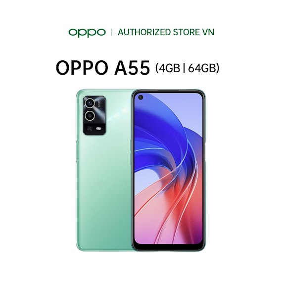 [Mã Elmall3 Giảm 3% Đơn 3Tr] Điện Thoại Oppo A55 (4Gb/64Gb) - Hàng Chính Hãng