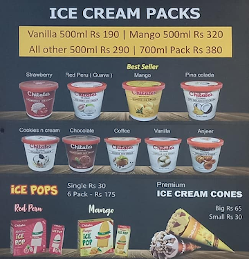 Chitale Ice Cream menu 