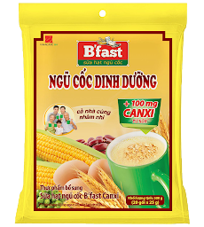 Thực phẩm bổ sung Sữa hạt ngũ cốc B'fast Canxi (20gói x 25gr)