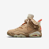 air jordan 6 travis scott british khaki