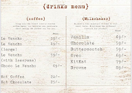 Dream Coffee Cafe menu 1