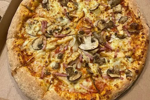 Onion With Mushroom Pizza