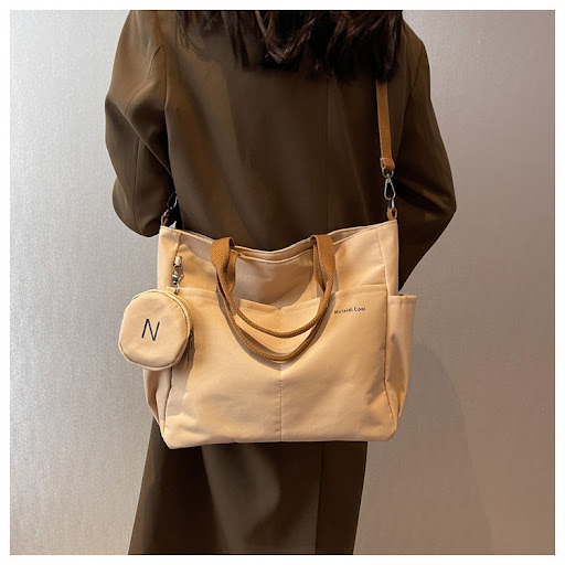 Title 17, Niche Casual Fashion Nylon Canvas Tote Bag For ...