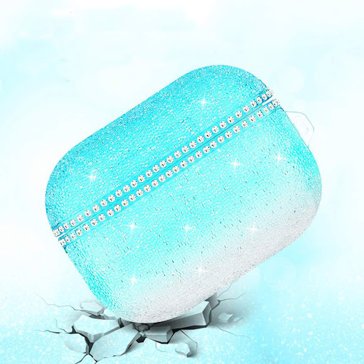 Title 5, TPU Soft Rubber Rhinestone-encrusted Earphone P...