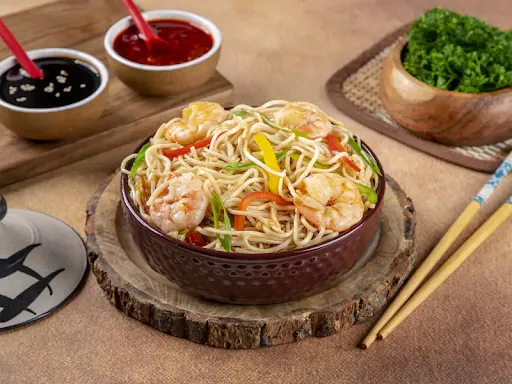 Prawns Hakka Noodles