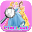 تنزيل Coloring Princess Pixel Art Book - Color  التثبيت أحدث APK تنزيل
