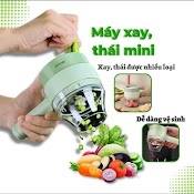 Máy Xay Mini Xay Rau Củ Thực Phẩm - Máy Thái Cắt Lát Siêu Tiện Dụng